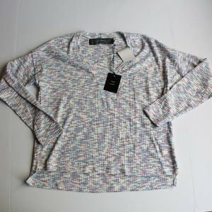 CODEXMODE Space Dye Sweater V-Neck Long Sleeves M